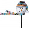 Tenna Tops Snowman Antenna Topper (Grey) / Cute Dashboard Accessory 